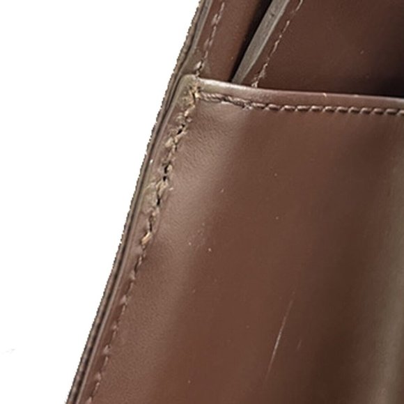 LOUIS VUITTON LV Logo Figari MM Hand Bag Epi Leather Mocha France M5200D 30DA062 - Picture 14 of 16